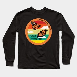 Save the Monarch Butterfly Long Sleeve T-Shirt